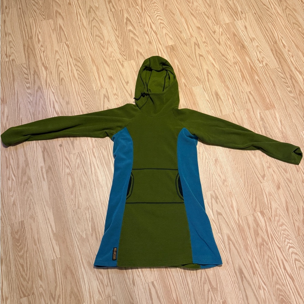 Melanzana Dress- blue and green, women’s medium